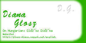 diana glosz business card